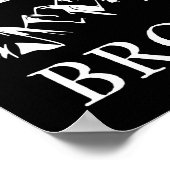 Do You Even Hike Bro! Cool Hiking For Funny Hikers Poster (Hoek)