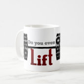 Do you even lift bro barbells koffiemok (Voorkant links)