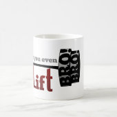 Do you even lift bro barbells koffiemok (Center)