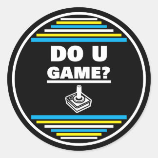 Do You Game? B Y W Ronde Sticker