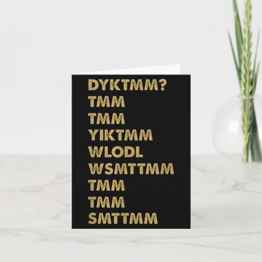 Do You Know The Muffin Man_ Dyktmm_ Funny Nostalgi Kaart (Voorkant)