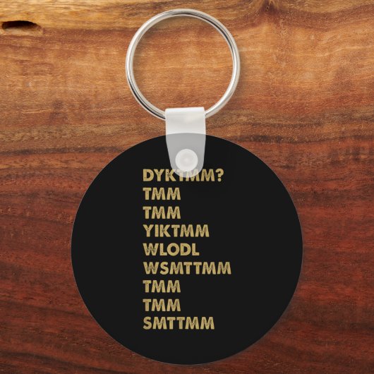 Do You Know The Muffin Man_ Dyktmm_ Funny Nostalgi Sleutelhanger (Voorkant)