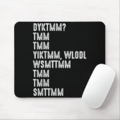 Do You Know The Muffin Man Dyktmm Funny Quote Muismat (Met muis)