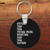 Do You Know The Muffin Man Dyktmm Funny Quote  Sleutelhanger (Voorkant)