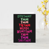 Do You Know The Muffin Man Dyktmm Nostalgia Funny Kaart (Gele Bloem)