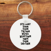 Do You Know The Muffin Man Dyktmm Nostalgia Funny Sleutelhanger (Voorkant)