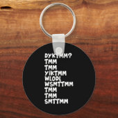 Do You Know The Muffin Man Dyktmm Nostalgia Funny Sleutelhanger (Voorkant)