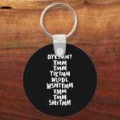 Do You Know The Muffin Man Dyktmm Nostalgia Funny  Sleutelhanger (Voorkant)