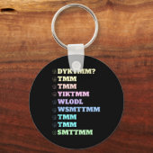 Do You Know The Muffin Man Dyktmm Nostalgia Funny Sleutelhanger (Voorkant)