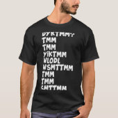Do You Know The Muffin Man Dyktmm Nostalgia Funny  T-shirt (Voorkant)