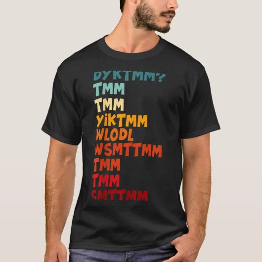 Do You Know The Muffin Man Dyktmm Nostalgia Funny  T-shirt (Voorkant)