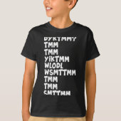 Do You Know The Muffin Man Dyktmm Nostalgia Funny T-shirt (Voorkant)