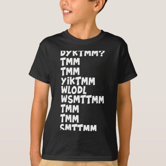 Do You Know The Muffin Man Dyktmm Nostalgia Funny  T-shirt (Voorkant)