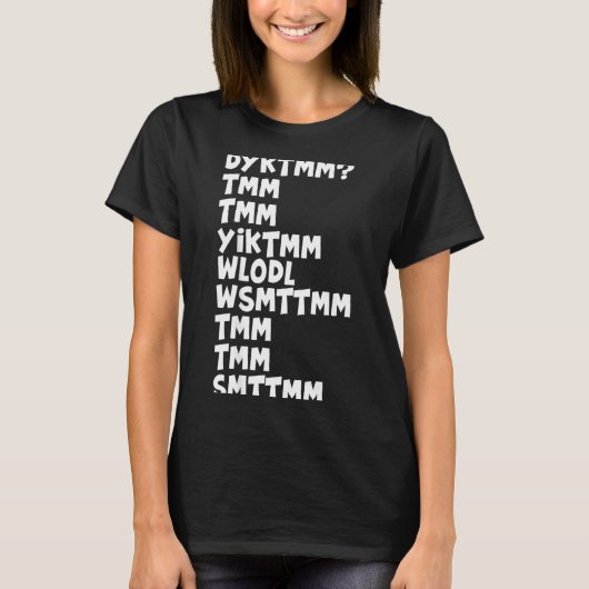 Do You Know The Muffin Man Dyktmm Nostalgia Funny  T-shirt (Voorkant)