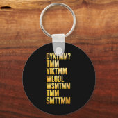 Do You Know The Muffin Man Dyktmm Sleutelhanger (Voorkant)