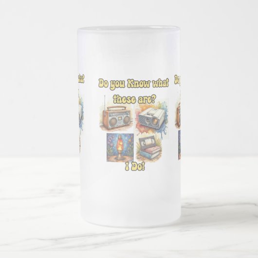 Do You Know What These Are? I Do! – Retro Matglas Bierpul (Center)