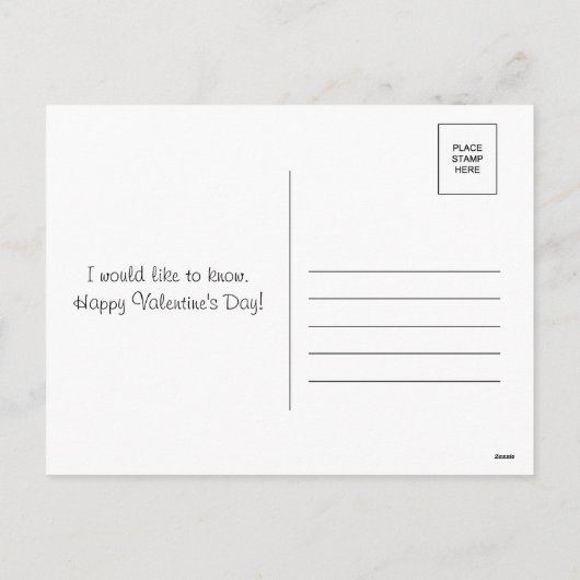 Do You Like me? Postcards Feestdagenkaart (Achterkant)