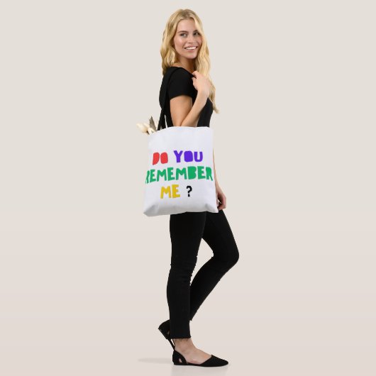 DO YOU REMEMBER ME Denim Jacket Tote Bag (Op model)