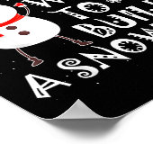 Do You Want To Build A Snowman Sweet Snowman Chris Poster (Hoek)