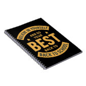 Do Your Best – Back to School Notebook Notitieboek (Rechterzijde)