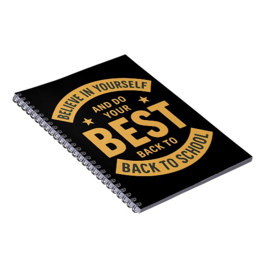 Do Your Best – Back to School Notebook Notitieboek (Rechterzijde)