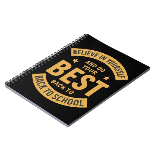 Do Your Best – Back to School Notebook Notitieboek (Linkerzijde)