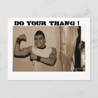 Do your thang! briefkaart