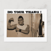 Do your thang! briefkaart (Voorkant)