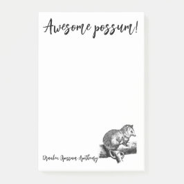 DOA Geweldige Possum Sticky Notes! Post-it® Notes