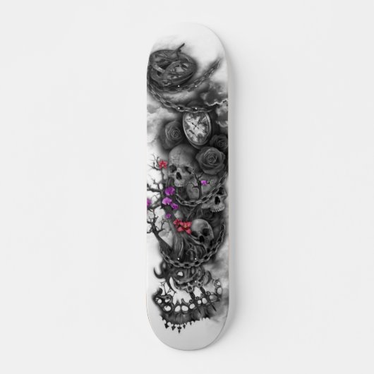 DOA MIA Skull Deck Persoonlijk Skateboard (Voorkant)