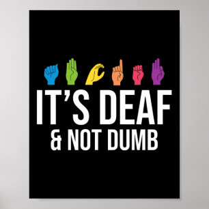 Doaf niet gedumb poster
