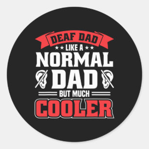 Doaf Pride Hearing Verlies Bewustheid Doaf Bewusth Ronde Sticker