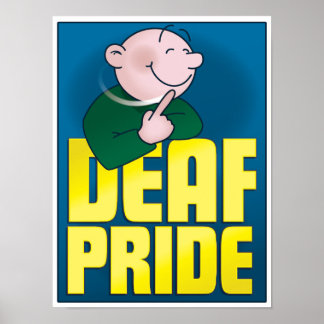 Doaf Pride, poster, groot Poster