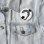 Doafsymbool Ronde Button 5,7 Cm (In situ)