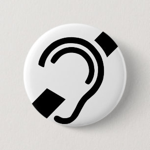 Doafsymbool Ronde Button 5,7 Cm