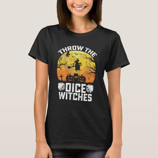 Dobbel de Dobbelheksen Bunco Feest T-shirt (Voorkant)