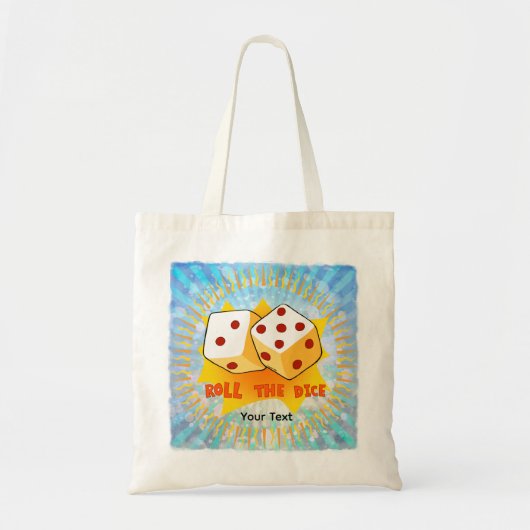 Dobbel de dobbelstenen tote bag (Voorkant)
