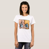 Dobbelen T-shirt (Voorkant volledig)