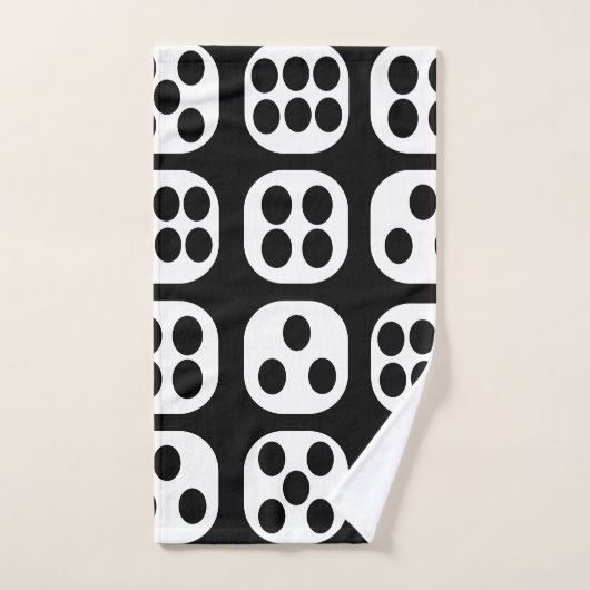 dobbelsteen bad handdoek (Handdoek)