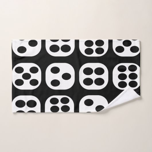 dobbelsteen bad handdoek (Handdoek)