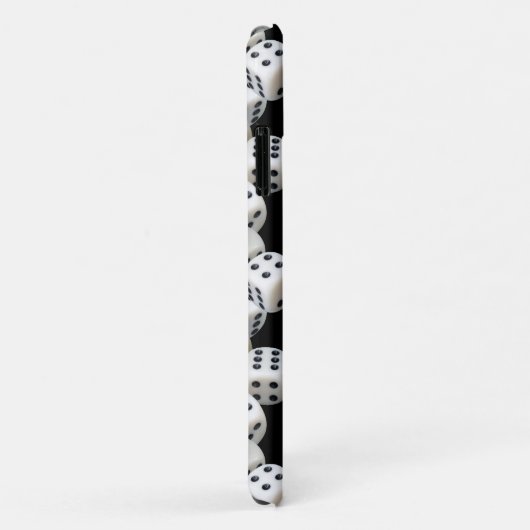 dobbelsteen op zwart Case-Mate iPhone case (Achterkant/rechts)