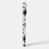 dobbelsteen op zwart leer Case-Mate iPhone case (Achterkant / Rechts)