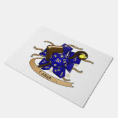 Dobbelsteenontwerp voor tovenaars deurmat (Schuin)