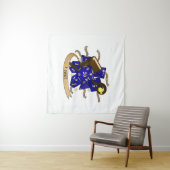 Dobbelsteenontwerp voor tovenaars wandkleed (In Situ (horizontaal))