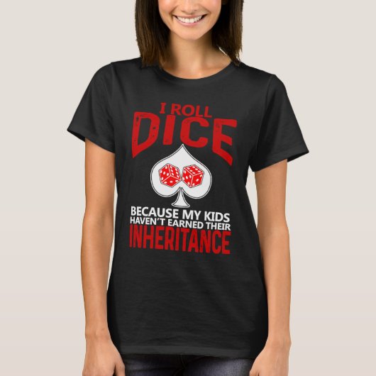 Dobbelsteenpensioen Erfenis T-shirt (Voorkant)