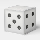 Dobbelstenen Bedankdoosjes (Voorkant Zijde)