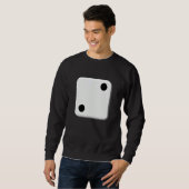 Dobbelstenen bijpassende kerst Pjs set Halloween k Trui (Voorkant volledig)