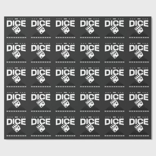 Dobbelstenen Cadeaupapier (Vlak)