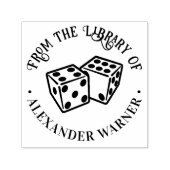 Dobbelstenen Gokken Casino Spellen Bibliotheek Boe Zelfinktende Stempel (Design)