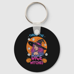 Dobbelstenen Heksen Bunco Feest Grappig Halloween Sleutelhanger